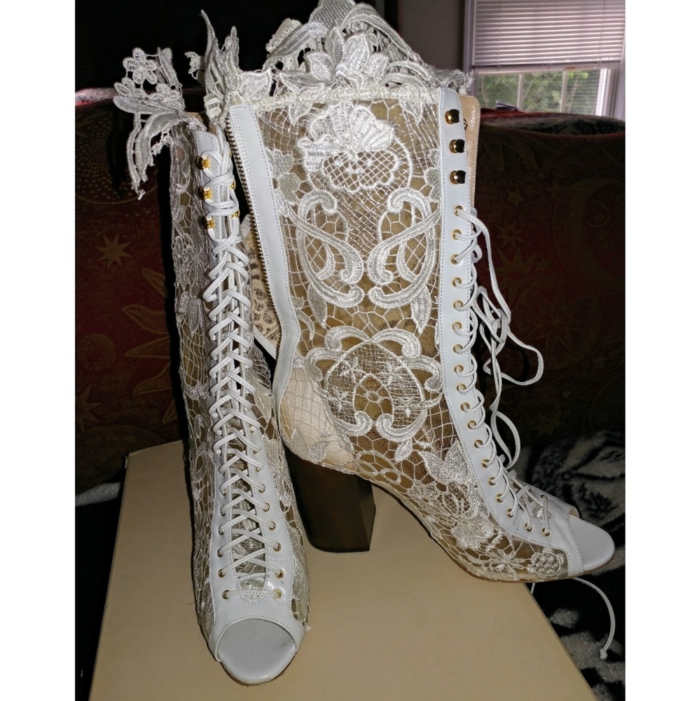 Brother Vellies Lace  Lali Boots, size 10